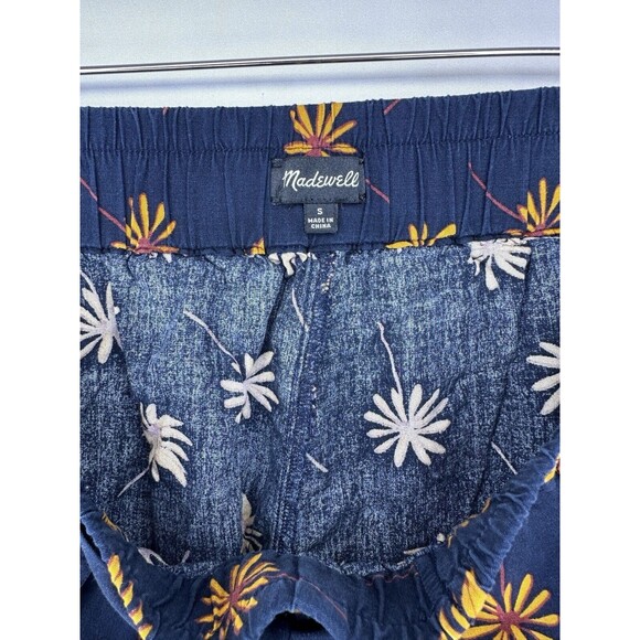 Madewell Pull On Tie Shorts In Fresh Daisy Women’s Size Small Viscose Floral - Picture 3 of 10